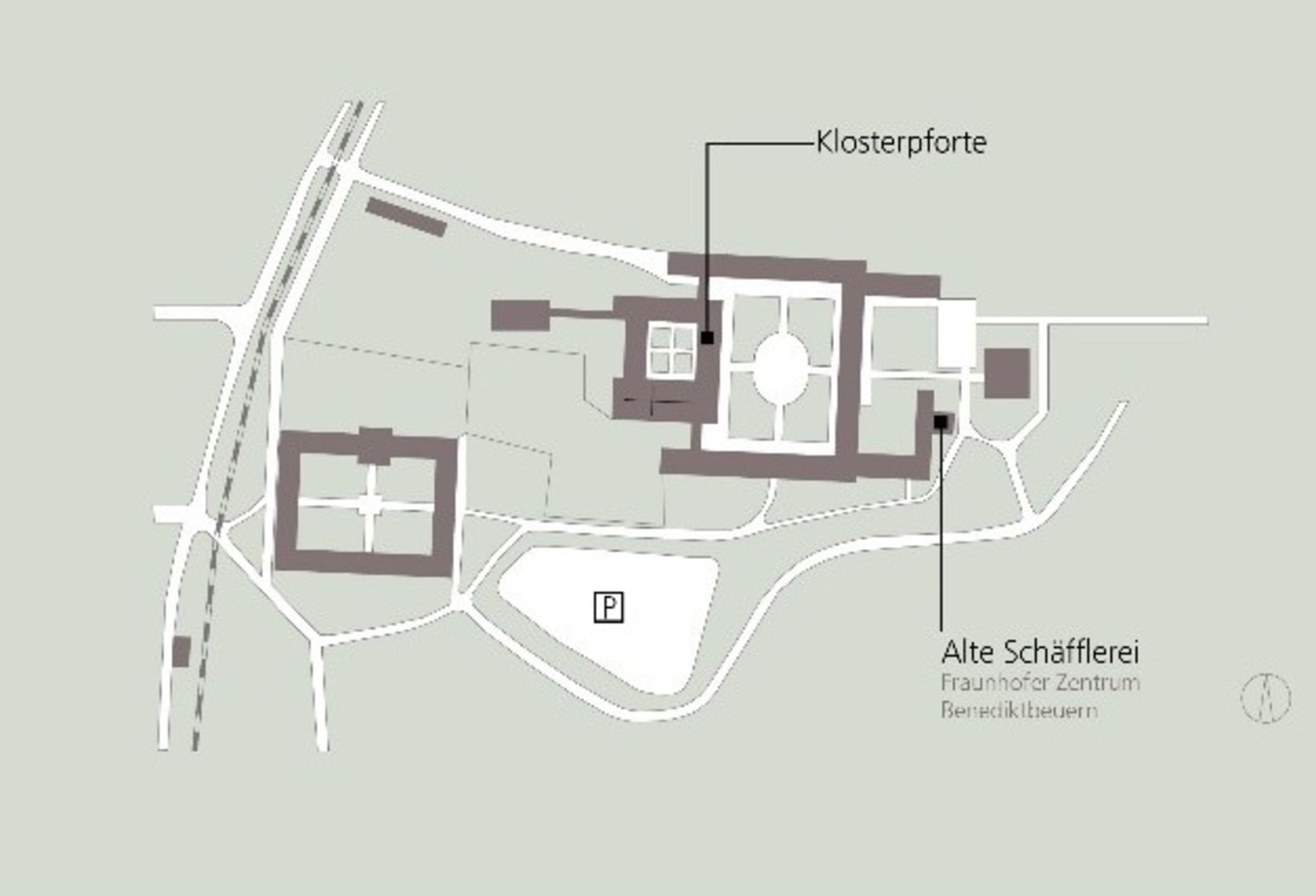 Lageplan Kloster Benediktbeuern